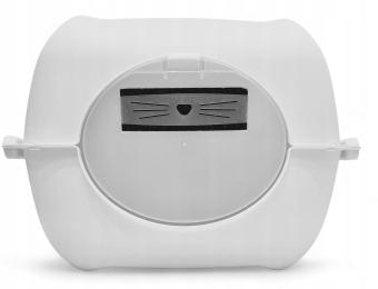 Rotho Bella Biała Duża Kryta Zamknięta Kuweta XXL na żwirek dla kota Benek