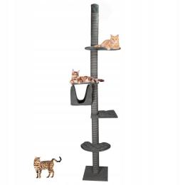 Drapak dla Kota Sufitowy nr.2 220 270 cm Szary