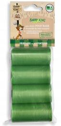 Barry King Woreczki na psie odchody, 4 rolki x 20szt (80szt), zielone biode
