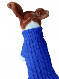 Sweterek Chabrowy Sweter Dla Psa Kota Wełniany Jesienny Zimowy Pinczer Xxs