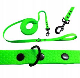 Smycz Wodoodporna Miękka Miejska Elastyczna Krótka Pvc Średni Pies 2M 16MM