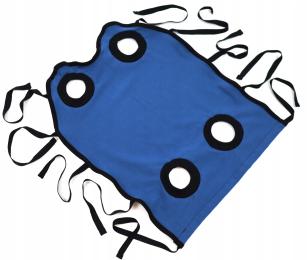 Fartuszek ubranko pooperacyjne Xs. Kot, królik, pies. Kubrak granatowy.