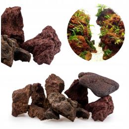 Dekoracja do Akwarium Skała Lawa Brązowa 15kg
