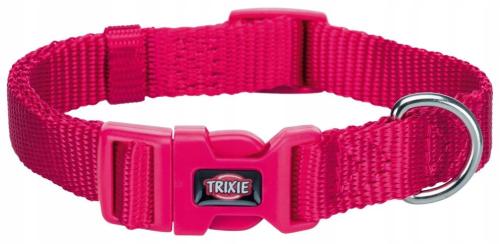 Trixie Obroża nylonowa Premium dla psa L-XL Fuksja