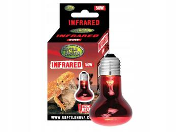 Żarówka grzewcza czerwona 50W Uva Infrared Reptile Nova