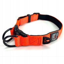 Mocna Obroża dla psa orange Rico 40-50CM odblask