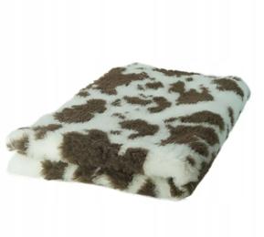 Legowisko antypoślizgowe Dry Bed 28mm biało brązowa krówka Buba A43 100x75