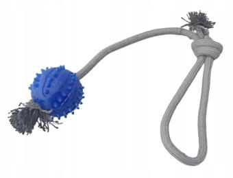 Mocna piłka Zabawka dla psa sznurek szarpak L