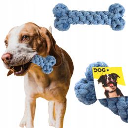 Zabawka Dla Psa Kość Sznurkowa Do Gryzienia Szarpania Mocna 15 CM