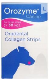 Orozyme Oradental Collagen Stripes płatki czyszczące dla psa jama L 141g