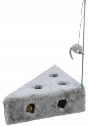 Trixie Zabawka interaktywna ser z wędką myszką piłki dla kota