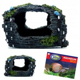 Ozdoba ceramiczna dekoracja do akwarium Stara Grota 9,5 x 6 x 6,5cm