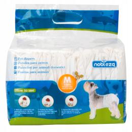 Pieluchy Dla Psa Psów Suczki Zwierząt Pampersy M 4-8 Kg 12 Sztuk