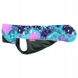 Jumppa Pomppa Aurora ciepła bluza polar dla psa, turkusowy multikolor 37