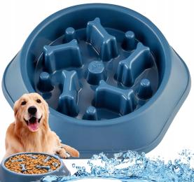 Miska Spowalniająca jedzenie antypoślizgowa Duża Kości