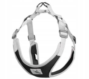 Szelki dla psa lekkie Bezuciskowe Odblaskowe Oddychające Boro2/S