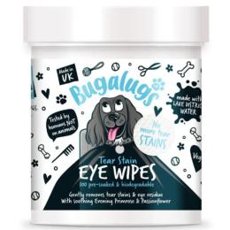 Bugalugs Tear Stain Eye Wipes 100szt. biodegradowalne waciki do czyszczen