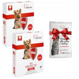 Over Zoo Bio Protecto obroża dla małych psów 35cm 2szt