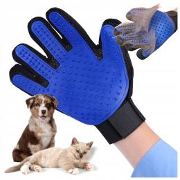 Rękawica Do Czesania Sierści Głaskania Psa Kota Szczotka Do Wyczesywania