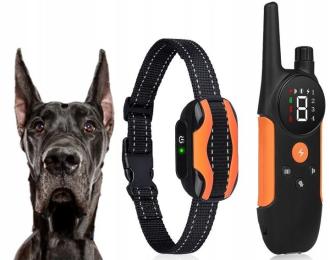 Elektryczna Obroża Dla Psa Treningowa Do Treningu Zasięg 600M Pilot