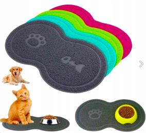 Mata Podkładka Pod Miskę Dla Psa Kota Wodoodporna