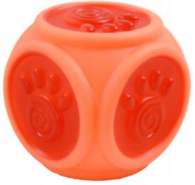 Piłka dla psa piszcząca zabawka aport Łapka 6 cm