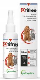 Otifree 60ml Preparat do pielęgnacji uszu psa/kota