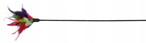 Trixie Piórka na patyku dla kota zabawka 50cm