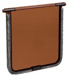 Trixie Klapka do drzwi przejścia dla kota magnetyczna brązowa 14,7x15,8cm