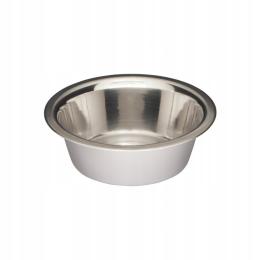 Pojedyncza miska metalowa Barry King srebrny 0,22 l