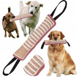 Zabawka Dla Psa Sznur Jutowy Duży Szarpak Treningowy Mocny 57CM XXL