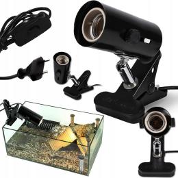 Uchwyt Na Żarówkę Metalowy Do Terrarium 200W