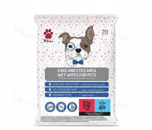 Petino Chusteczki dla zwierząt do oczu i uszu A'20