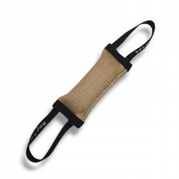 Gryzak szarpak dla psa z dwiema rączkami 25x10cm juta
