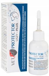 Jm Sante Vet Protector Uszy-Plus do czyszczenia uszu dla psa i kota 50 ml