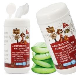 70x Chusteczki Nawilżane Mycia Sierści Psa Kota Zwierząt Antybakteryjne