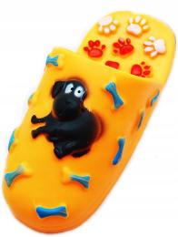 Gryzak Dla Psa Zabawka Piszcząca Kapeć 15,5 CM