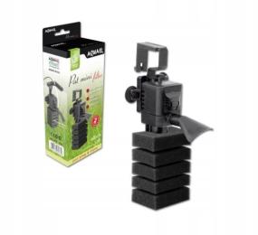 Cichy Filtr Wewnętrzny 400L/H Do Akwarium 10-120L Z Napowietrzaniem 4W