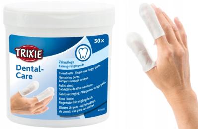 Nakładki do czyszczenia zębów psa kota nakładki na palce 50 sztuk