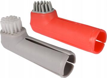 Flamingo Szczoteczki do czyszczenia psich lub kocich zębów komplet 2 szt.