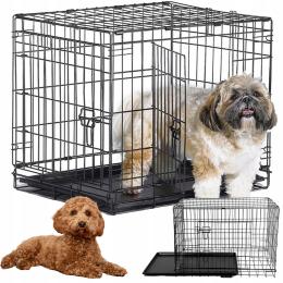 Klatka Dla Psa Psów Kota Transporter Kenelowa Kojec 60x45x53cm Do Samochodu