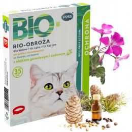 Pess Bio Obroża Dla Kota na pchły i kleszcze Ochronna 35 cm
