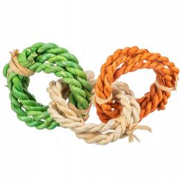 Trixie Obręcze z kukurydzy zabawka gryzak królika kawii świnki gryzoni