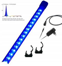 lampa oświetlenie nocne 30 cm niebieska malawi