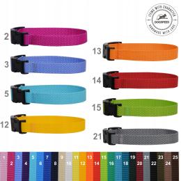 Znaczniki, identyfikatory dla szczeniąt 8 szt. Zakres regulacji; 23-36 cm