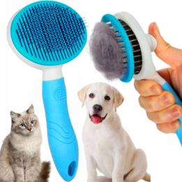 Szczotka Do Sierści Dla Psa Kota Samoczyszcząca XL