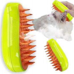 Szczotka Parowa Dla Zwierząt Elektryczna Kota Psa Pielęgnacja Sierści