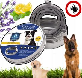 Uniwersalna Obroża Dla Psa Na Pchły Kleszcze 8 Miesięcy Na Pasożyty Duża