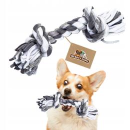 Zabawka dla psa Sznur pleciony dla szczeniaka sznur z liny bawełnianej