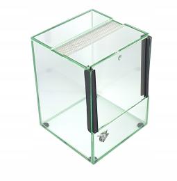 Terrarium Szklane 15x15x20 Gilotyna Dla Pająka Modliszki Patyczaka Ślimaka